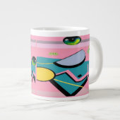 レトロウェーブオブフェイム – Ken Gage Art ジャンボコーヒーマグカップ (正面右)