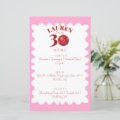 レトロウェーブディスコ30th誕生日パーティーメニュー (スタンド正面)