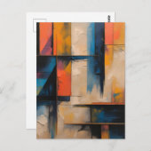 レトロウェーブデザイン01ポストカード ポストカード (正面/裏面)