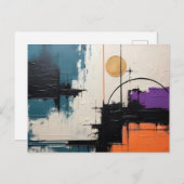 レトロウェーブデザイン03 ポストカード (正面/裏面)