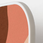 レトロウェーブパカラフルステルモノグラモダンム ピックルボールラケット (左詳細)