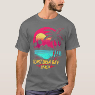 レトロウェーブビーチトルトゥガベイビーチ Tシャツ
