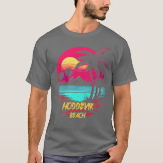 レトロウェーブビーチホドデヴィックビーチ Tシャツ