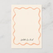 レトロウェーブピーチ結婚手書き詳細 エンクロージャーカード (裏面)