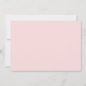 レトロウェーブフレーム赤面&テラコッタパーソナライズされた ノートカード (裏面)