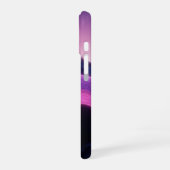 レトロウェーブマウンテン iPhone 16ケース (左側面)