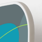 レトロウェーブ名前をカスタムするピックボールパドル ピックルボールラケット (左詳細)