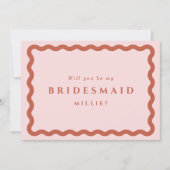 レトロウェーブ赤面&テラコッタブリデスメイド提案 カード (正面)