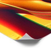 レトロウェーブ80s女性 ポスター (角)