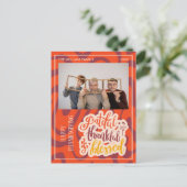 レトロウェーブ 感謝の気持ちでいっぱい 幸せな写真, ポストカード (スタンド正面)