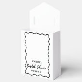 レトロウェー縁どブブライダルシャワー優先ボックスマルティーニ フェイバーボックス (オープン)