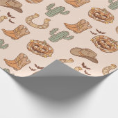 レトロウエスタンハロウィーントレンディーボホ ラッピングペーパー (角)