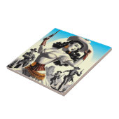 レトロウエスタンピンアップ タイル (側面)