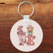 レトロウエスタンラブ キーホルダー (正面)