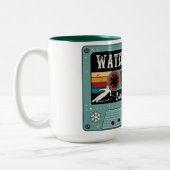 レトロウォータービルバレースキーステッカー ツートーンマグカップ (左)