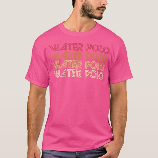 レトロウォーターポロヴィンテージウォーターポロ Tシャツ (正面)