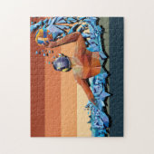 レトロウォーターポロ ジグソーパズル (縦)