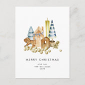 レトロウォーター色クリスマストイズ シーズンポストカード (正面)