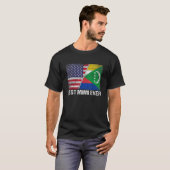 レトロウスコモロ最高のス国旗ミミミエバーマザーズデイ Tシャツ (正面フル)