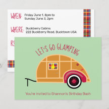 レトロウッディーテアードロップキャンパー グランピング