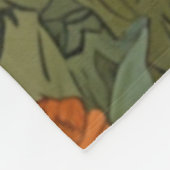 レトロウッドランドディアー フリースブランケット (角)