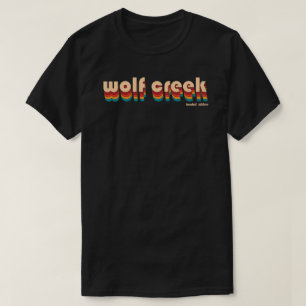 レトロウルフクリークスキー Tシャツ