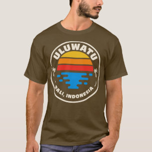 レトロウルワトゥバリインドネシアヴィンテージビーチサーフエム Tシャツ