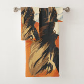 レトロウーマンポートレートインザスノー バスタオルセット (インサイチュ)