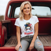 レトロウーマン250年の自由 トライブレンドTシャツ