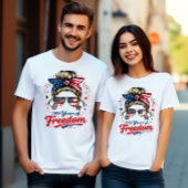レトロウーマン250年の自由 トライブレンドTシャツ