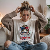 レトロウーマン250年の自由 トライブレンドTシャツ
