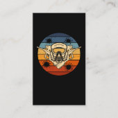 レトロエアソフトマッチペイントボールプレーヤー 名刺 (正面)