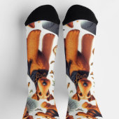 レトロエアデールテリアシームレス ソックス (上部)