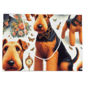 レトロエアデールテリアシームレス ラージペーパーバッグ (裏面)