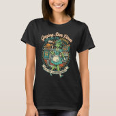 レトロエイリアンウエイトレス ギャージングスターダイナー Tシャツ (正面)