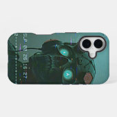 レトロエイリアンオンVCR iPhone 16ケース (裏面横)