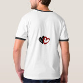 レトロエイリアンディスクゴルフ Tシャツ (裏面フル)