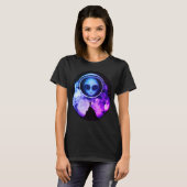 レトロエイリアン宇宙飛行士Tシャツ Tシャツ (正面フル)