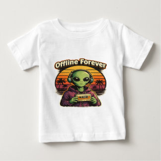 レトロエイリアン ビンテージ風シャツ ベビーTシャツ