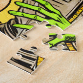 レトロエイリアンSF漫画 ジグソーパズル (側面)