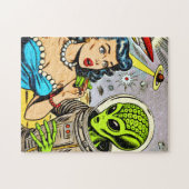 レトロエイリアンSF漫画 ジグソーパズル (横)