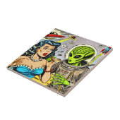 レトロエイリアンSF漫画 タイル (側面)