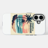 レトロエスケープ ヴィンテージ コーストアドベンチャー Case-Mate iPhoneケース (裏面 (横))