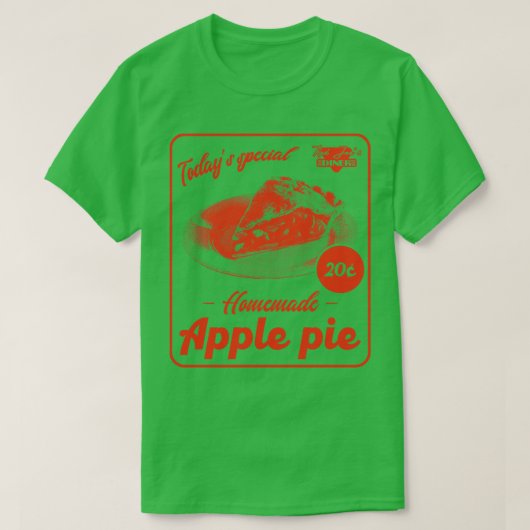 レトロエステティックディナーアド Tシャツ (デザイン正面)