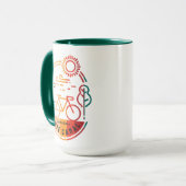 レトロエリーキャナルバイクトレール マグカップ (正面左)