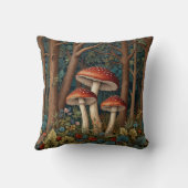レトロエレガントキノコ林 クッション (裏面)