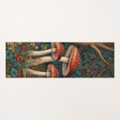 レトロエレガントキノコ林 ヨガマット (正面(横))