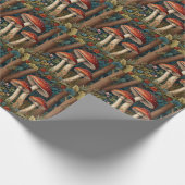 レトロエレガントキノコ林 ラッピングペーパー (角)