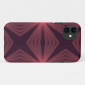 レトロエレガントクラシカルスタイル幾何学花アート Case-Mate iPhoneケース (裏面(横))