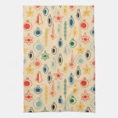 レトロエレガントクリスマス キッチンタオル (縦)